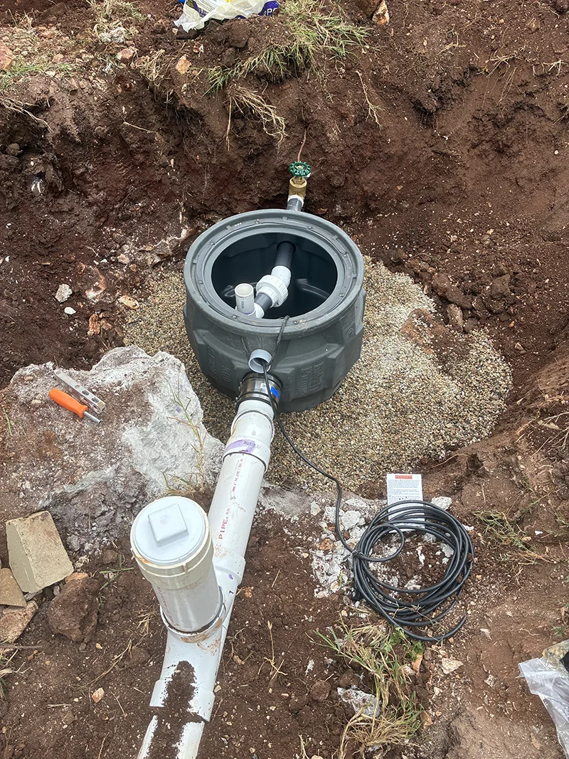 Sewer Pump Installation